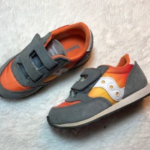 Saucony Jazz Low Pro Velcro Strap Sz 9.5 Tennis Shoes Sneakers Unisex worn once!